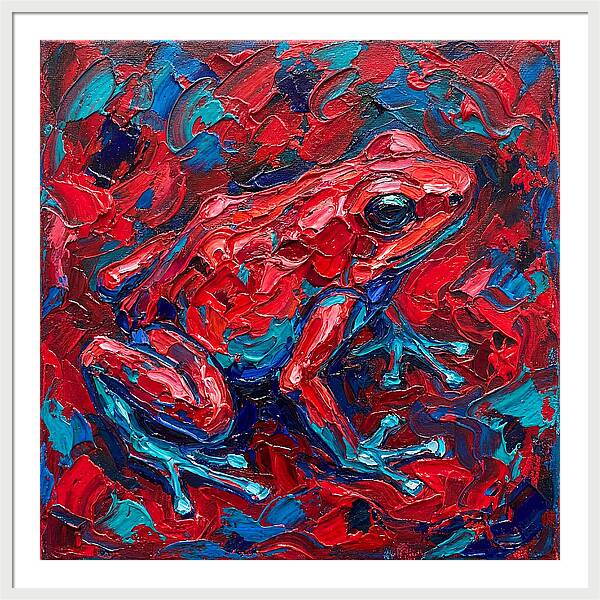 Poison Dart Frog In Vibrant Colors