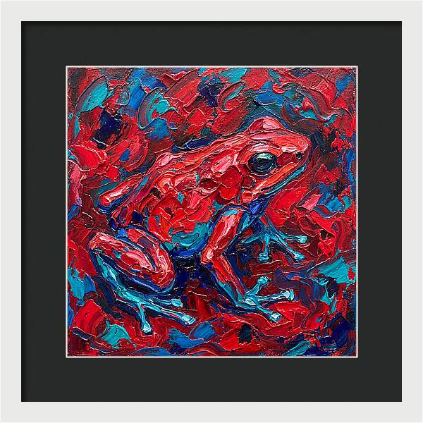 Poison Dart Frog In Vibrant Colors