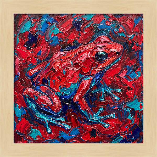 Poison Dart Frog In Vibrant Colors
