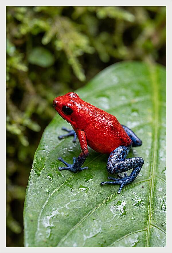 Poison Dart Frog On Leaf