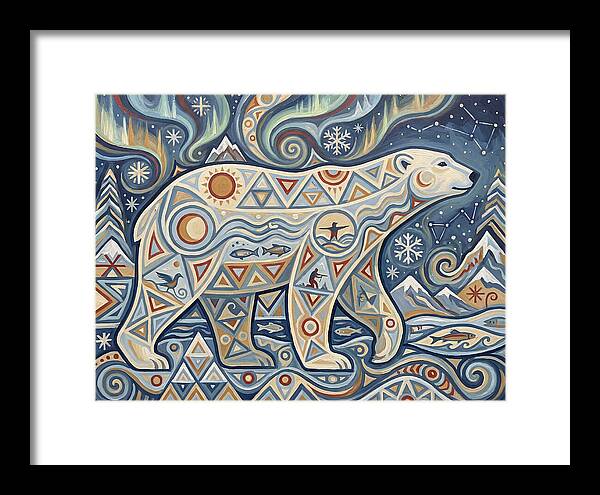 Polar Bear Folk Art