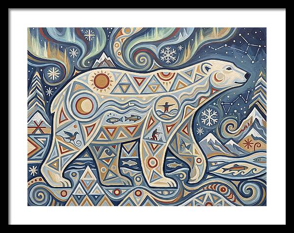 Polar Bear Folk Art