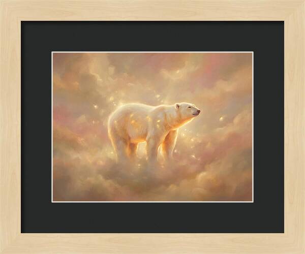 Polar Bear In Clouds