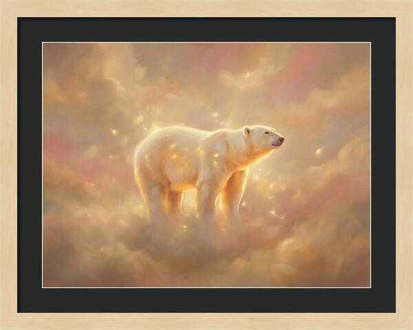 Polar Bear In Clouds