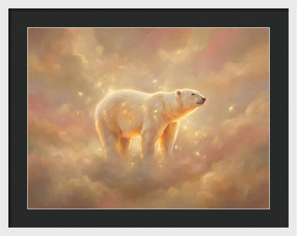 Polar Bear In Clouds