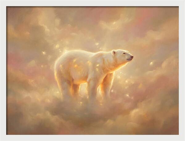 Polar Bear In Clouds
