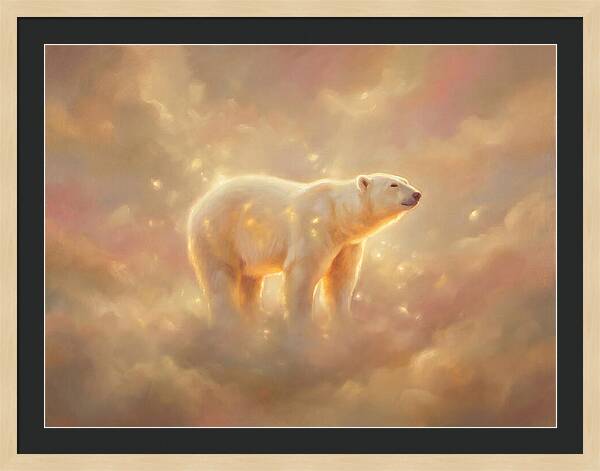 Polar Bear In Clouds
