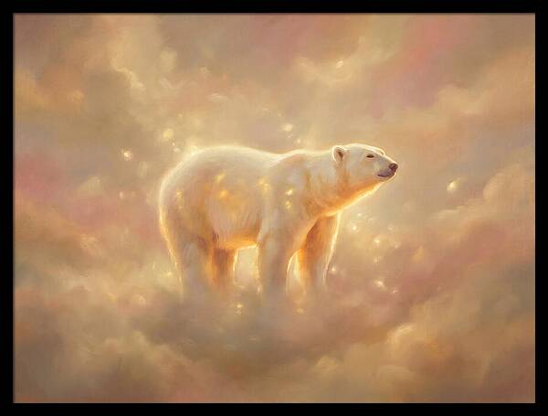 Polar Bear In Clouds