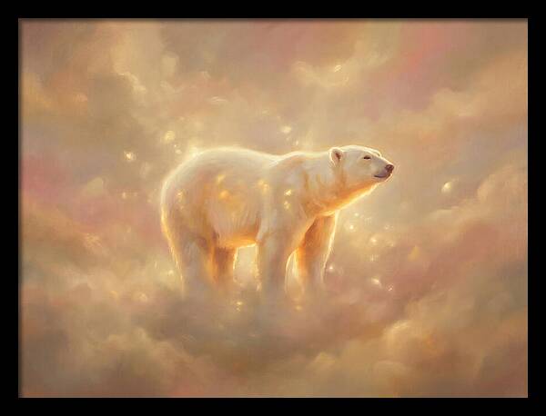 Polar Bear In Clouds