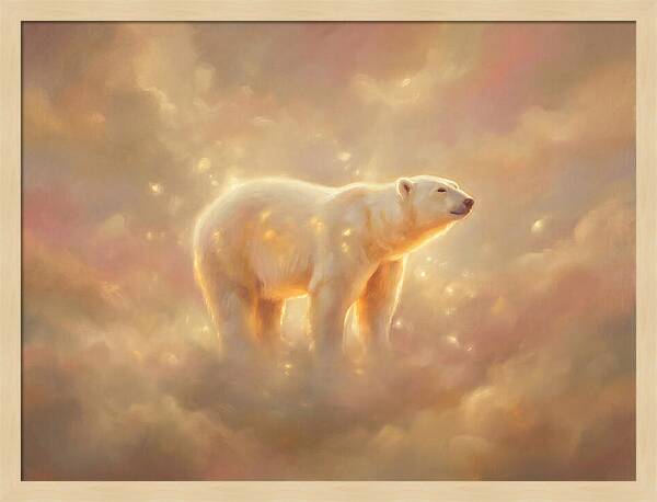Polar Bear In Clouds