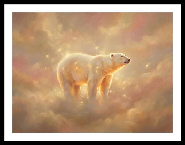 Polar Bear In Clouds