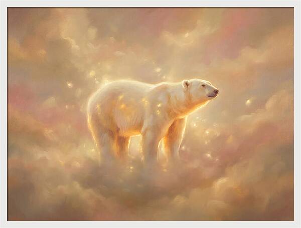 Polar Bear In Clouds