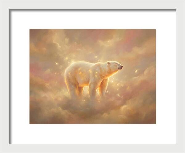 Polar Bear In Clouds