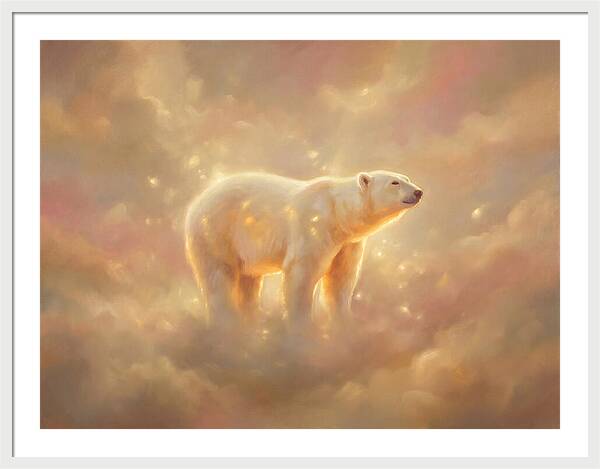 Polar Bear In Clouds