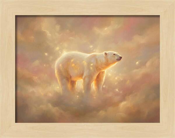 Polar Bear In Clouds