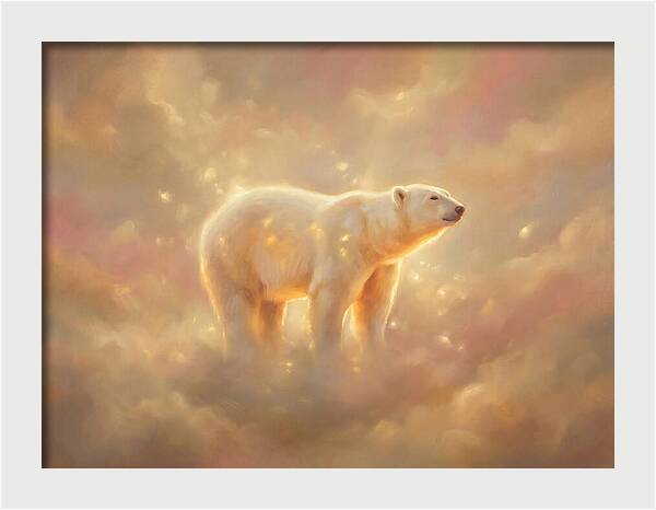 Polar Bear In Clouds