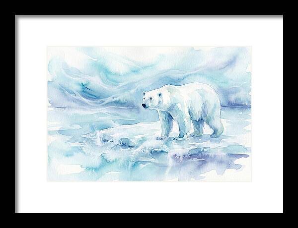 Polar Bear In Serene Waters