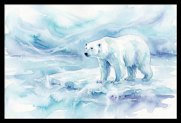 Polar Bear In Serene Waters