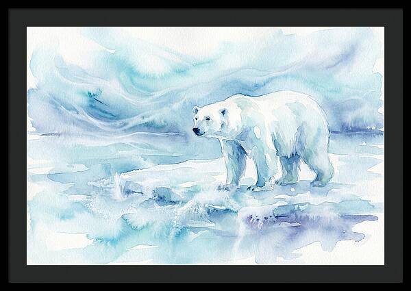 Polar Bear In Serene Waters