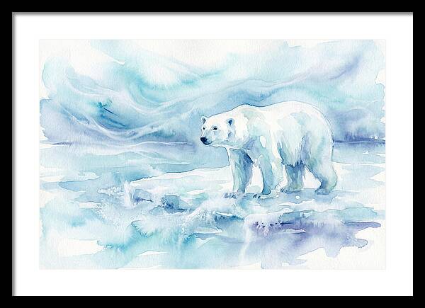 Polar Bear In Serene Waters