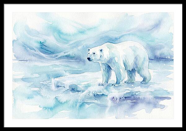 Polar Bear In Serene Waters