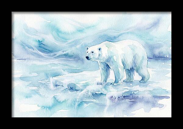 Polar Bear In Serene Waters