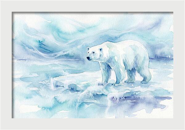 Polar Bear In Serene Waters