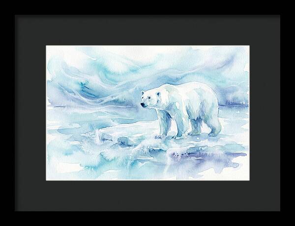 Polar Bear In Serene Waters