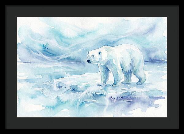 Polar Bear In Serene Waters