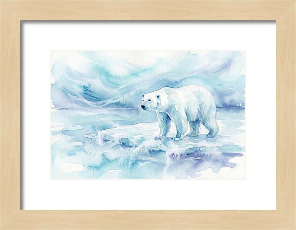 Polar Bear In Serene Waters