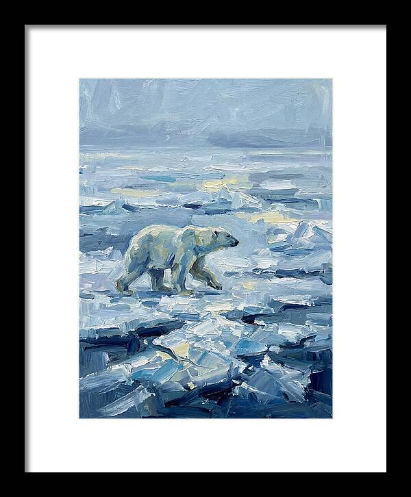 Polar Bear On Ice