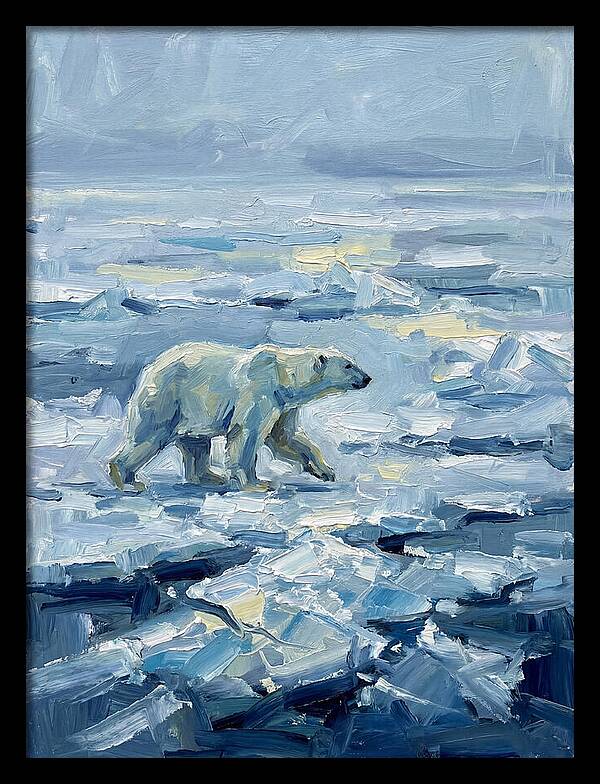Polar Bear On Ice