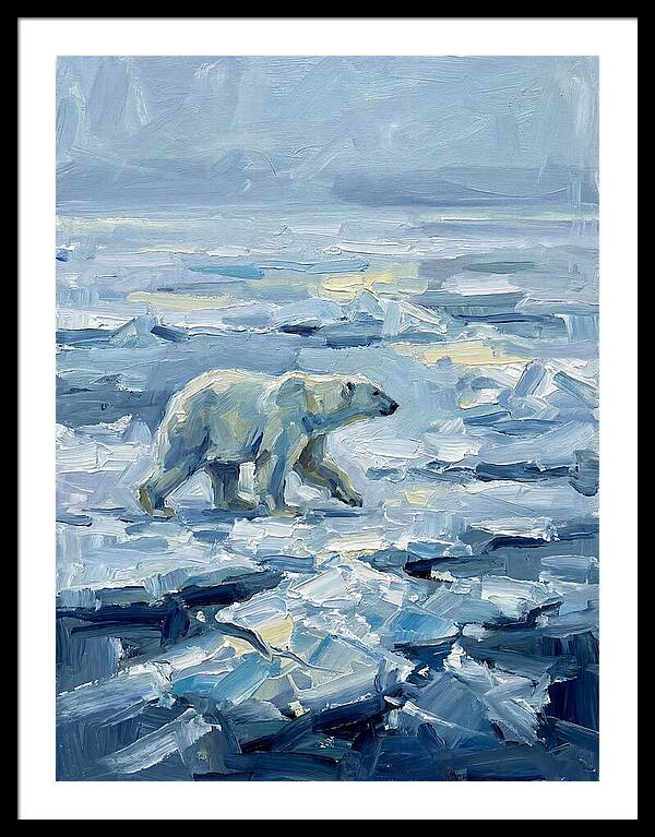 Polar Bear On Ice