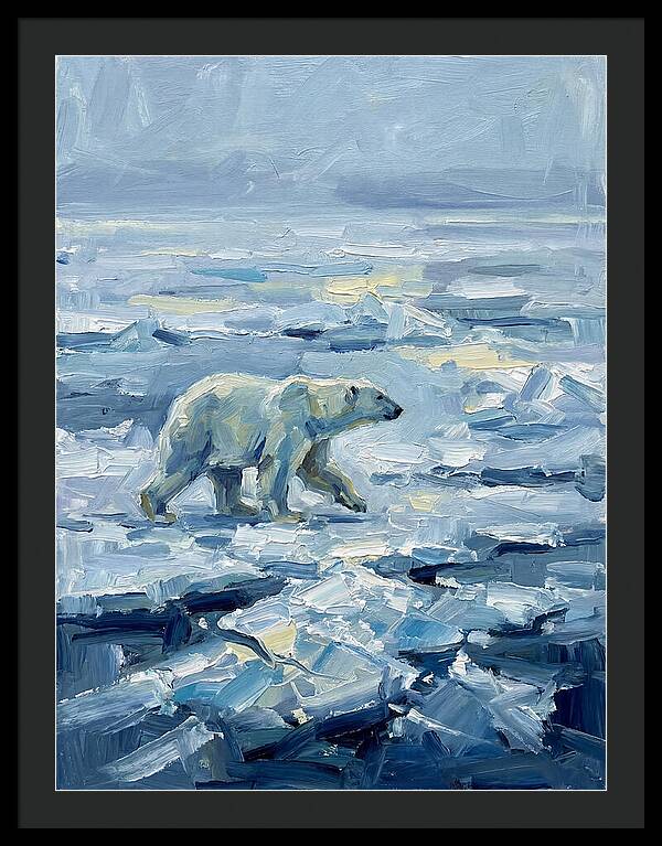 Polar Bear On Ice