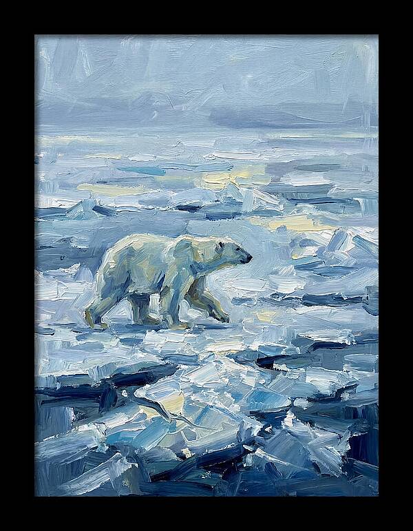Polar Bear On Ice