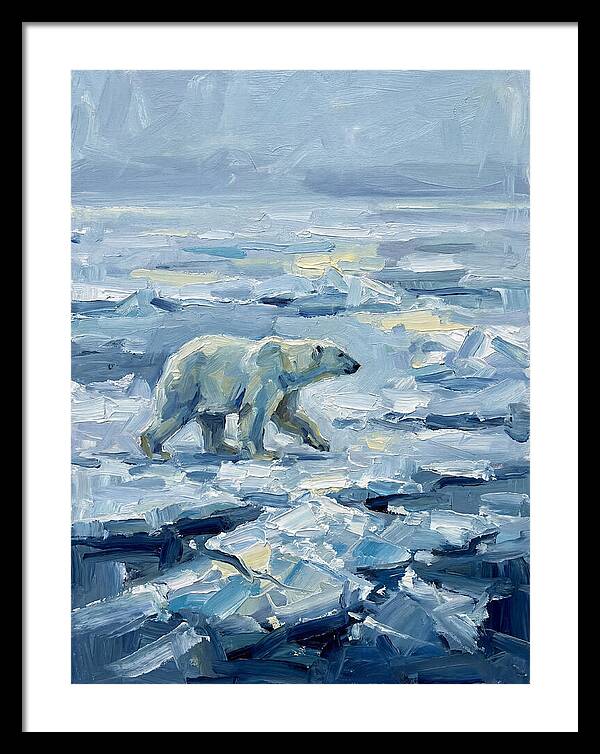 Polar Bear On Ice