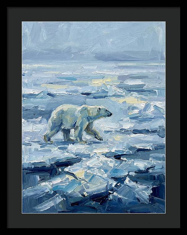 Polar Bear On Ice