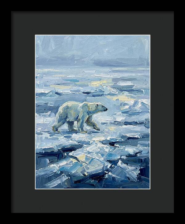 Polar Bear On Ice