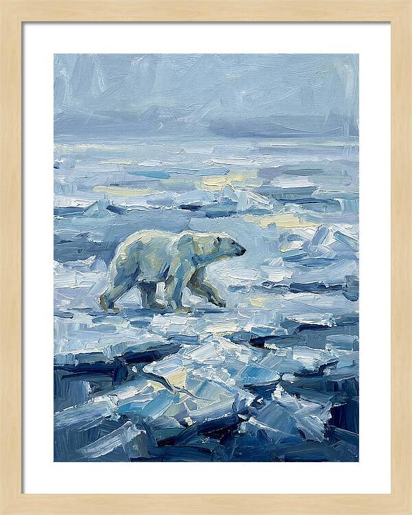 Polar Bear On Ice