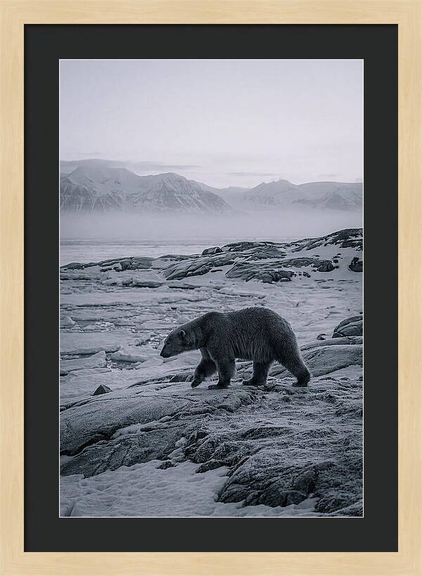 Polar Bear On Svalbard Ice