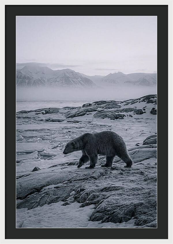 Polar Bear On Svalbard Ice