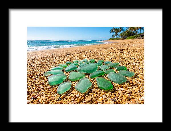 Polished Jade Green Sea Glass