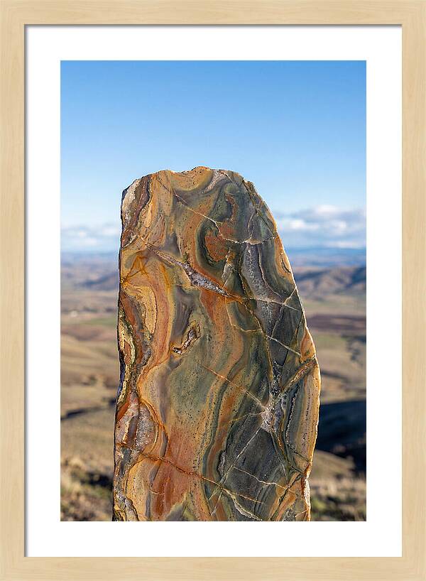 Polished Stone Cross Section