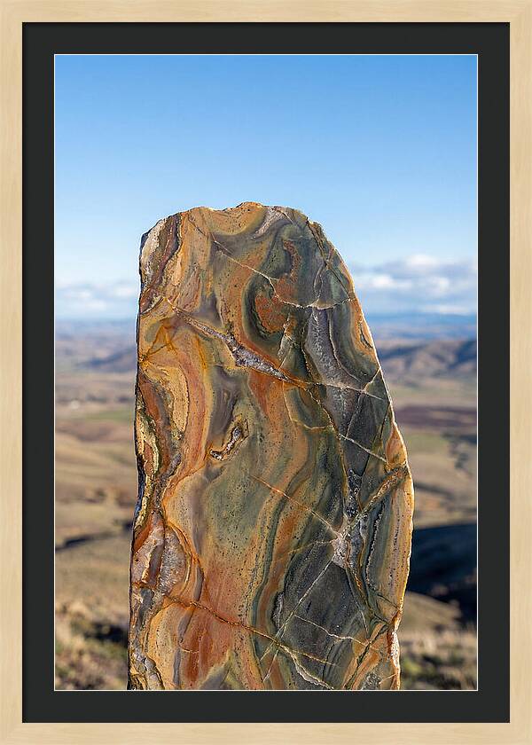 Polished Stone Cross Section