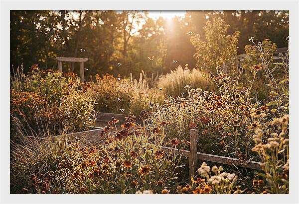 Pollinator Garden Alive With Insects