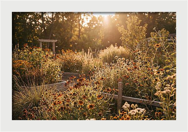 Pollinator Garden Alive With Insects