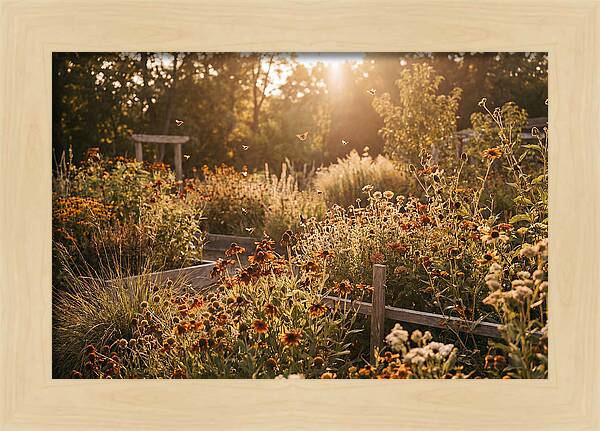 Pollinator Garden Alive With Insects