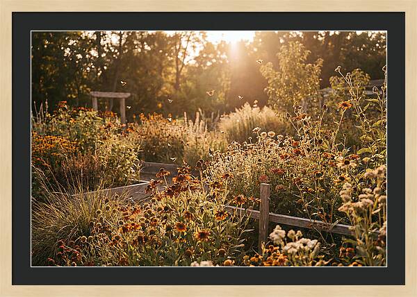 Pollinator Garden Alive With Insects