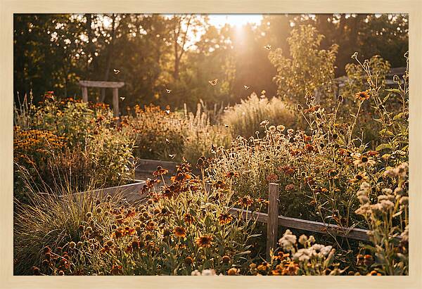 Pollinator Garden Alive With Insects