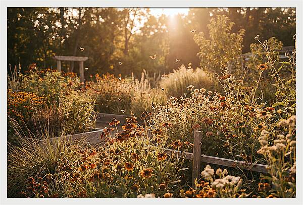 Pollinator Garden Alive With Insects